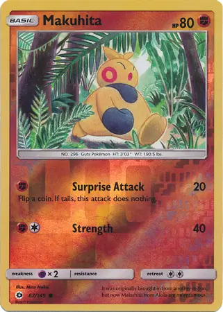 67/149 Makuhita SUM Common Reverse Holo