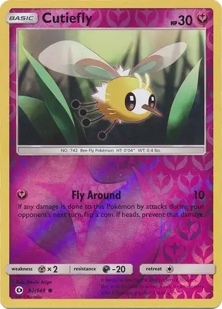 92/149 Cutiefly SUM Common Reverse Holo