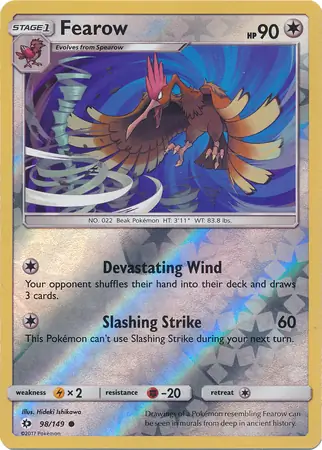 98/149 Fearow SUM Common Reverse Holo