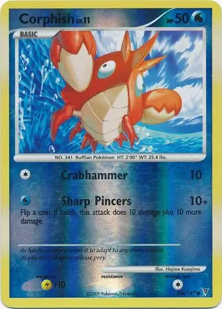 100/147 Corphish SV Common Reverse Holo