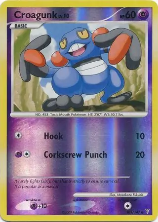 101/147 Croagunk SV Common Reverse Holo