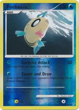 104/147 Feebas SV Common Reverse Holo