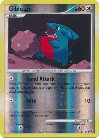 106/147 Gible SV Common Reverse Holo