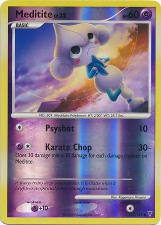 113/147 Meditite SV Common Reverse Holo