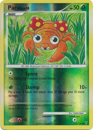 119/147 Paras SV Common Reverse Holo