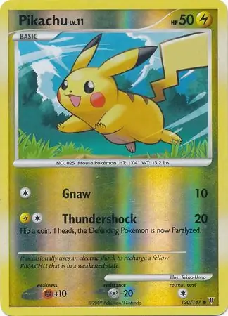 120/147 Pikachu SV Common Reverse Holo