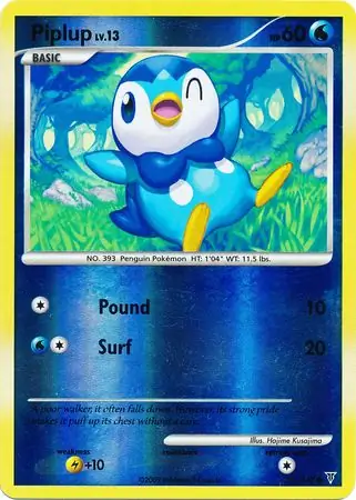 121/147 Piplup SV Common Reverse Holo