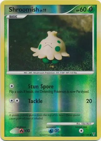 127/147 Shroomish SV Common Reverse Holo