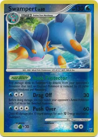12/147 Swampert SV Rare Holo Reverse Holo
