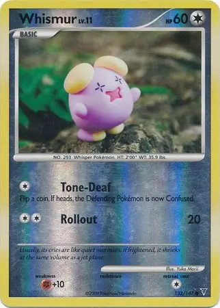 132/147 Whismur SV Common Reverse Holo