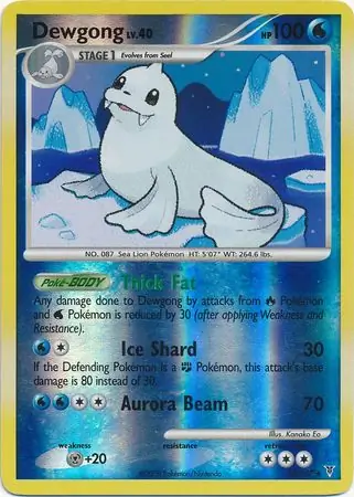 24/147 Dewgong SV Rare Reverse Holo