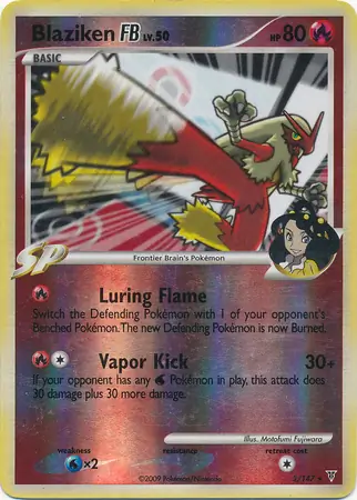 Blaziken Pokémon FB Supreme Victors 2/147 Rare Holo Reverse Holo