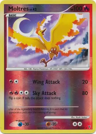 36/147 Moltres SV Rare Reverse Holo