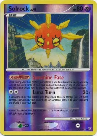45/147 Solrock SV Rare Reverse Holo