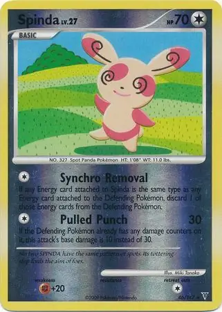 46/147 Spinda SV Rare Reverse Holo