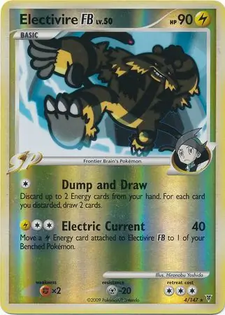 4/147 Electivire Pokémon FB SV Rare Holo Reverse Holo