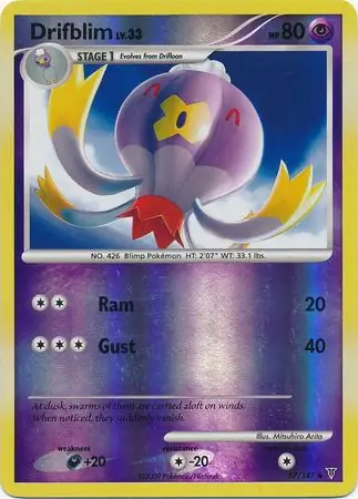 57/147 Drifblim SV Uncommon Reverse Holo