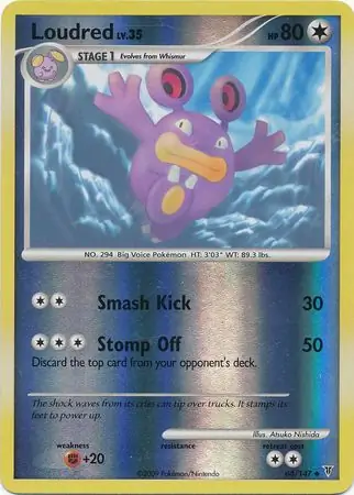 64/147 Loudred SV Uncommon Reverse Holo