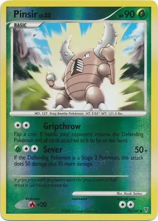 75/147 Pinsir SV Uncommon Reverse Holo