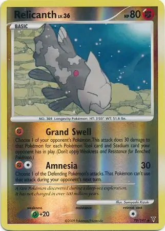 79/147 Relicanth SV Uncommon Reverse Holo
