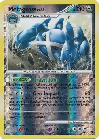 7/147 Metagross SV Rare Holo Reverse Holo