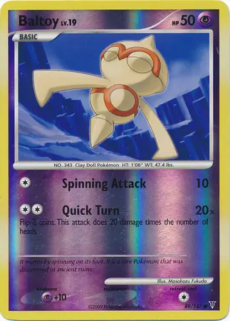 89/147 Baltoy SV Common Reverse Holo