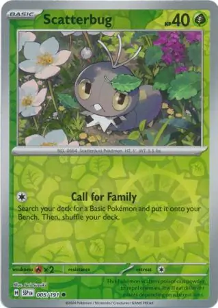 005/191 Scatterbug SSP Common Reverse Holo