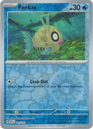 Feebas Surging Sparks 041/191 Common Reverse Holo