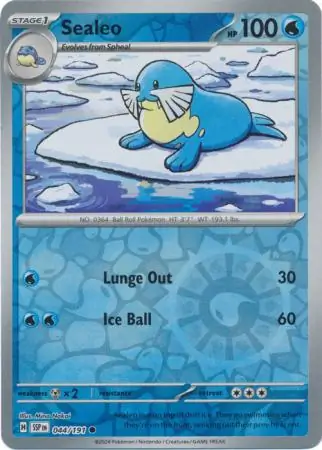 Sealeo Surging Sparks 044/191 Common Reverse Holo