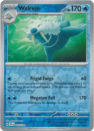 Walrein Surging Sparks 045/191 Uncommon Reverse Holo
