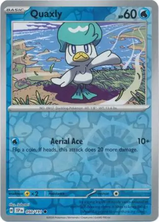 Quaxly Surging Sparks 050/191 Common Reverse Holo
