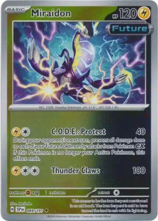 Miraidon Surging Sparks 069/191 Uncommon Reverse Holo