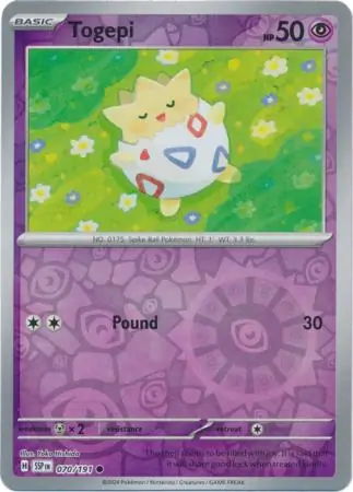 Togepi Surging Sparks 070/191 Common Reverse Holo