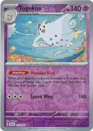 Togekiss Surging Sparks 072/191 Rare Reverse Holo