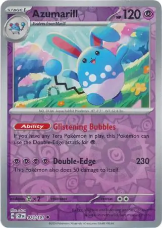 Azumarill Surging Sparks 074/191 Uncommon Reverse Holo