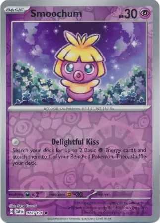 Smoochum Surging Sparks 075/191 Common Reverse Holo