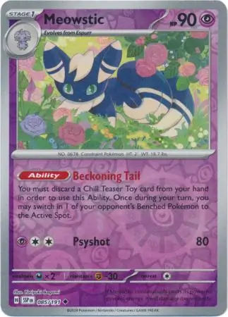 Meowstic Surging Sparks 085/191 Uncommon Reverse Holo