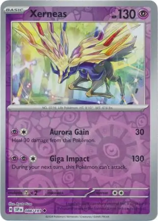 Xerneas Surging Sparks 088/191 Uncommon Reverse Holo