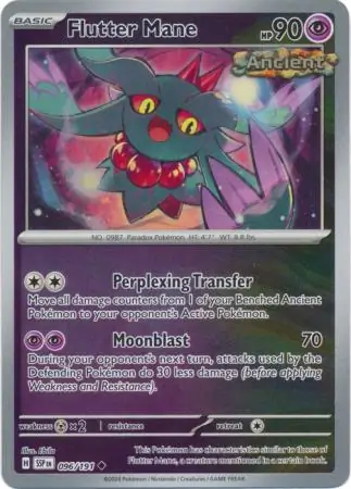 Flutter Mane Surging Sparks 096/191 Uncommon Reverse Holo
