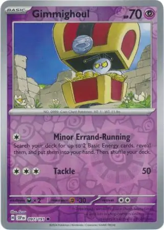 Gimmighoul Surging Sparks 097/191 Common Reverse Holo