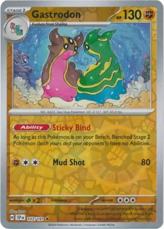 Gastrodon Surging Sparks 107/191 Rare Reverse Holo