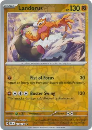Landorus Surging Sparks 110/191 Rare Reverse Holo
