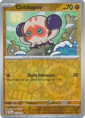 Clobbopus Surging Sparks 112/191 Common Reverse Holo