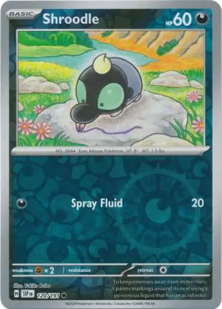 Shroodle Surging Sparks 120/191 Common Reverse Holo