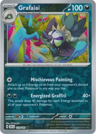 Grafaiai Surging Sparks 121/191 Uncommon Reverse Holo