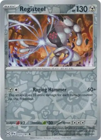 Registeel Surging Sparks 125/191 Uncommon Reverse Holo