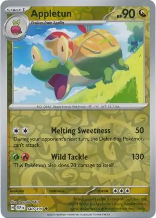 Appletun Surging Sparks 140/191 Uncommon Reverse Holo