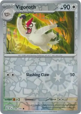 Vigoroth Surging Sparks 146/191 Common Reverse Holo