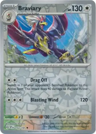 Braviary Surging Sparks 153/191 Uncommon Reverse Holo