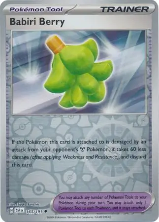 Babiri Berry Surging Sparks 163/191 Uncommon Reverse Holo